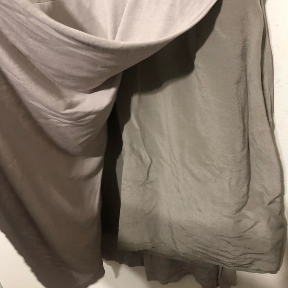 AllSaints Zuri Dress Silk Taupe sleeveless - Picture 6 of 12